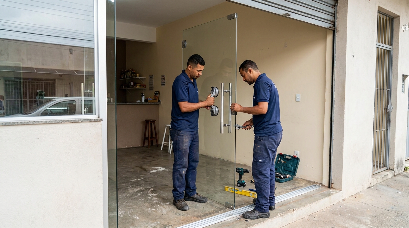 Portas em Vidro em São José do Rio Preto‑SP