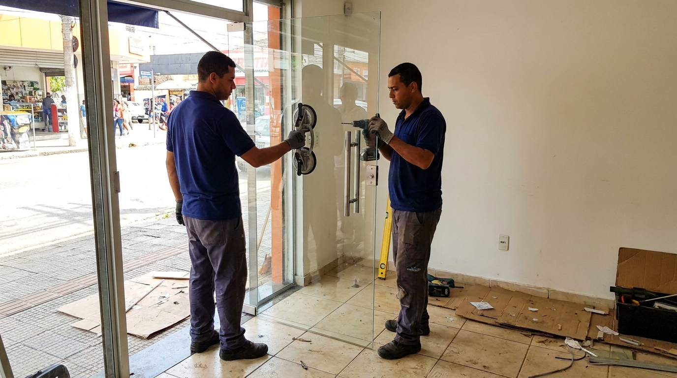 Portas em Vidro em São José do Rio Preto‑SP